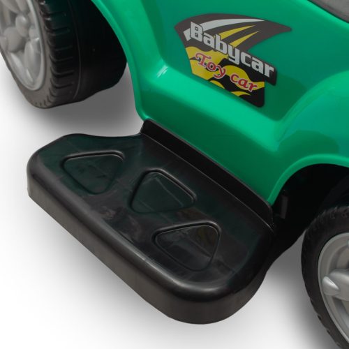 Bébitaxi tolókarral 3az1-ben Baby Mix Mega Car zöld (Sérült csomagolás)