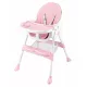 Etetőszék Baby Mix Nora dusty pink