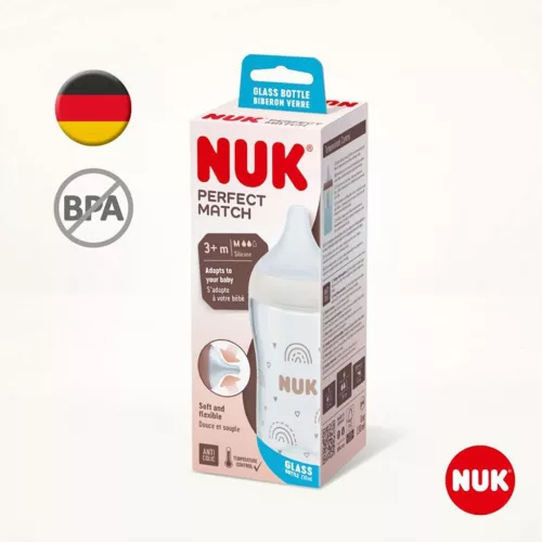 Baba üveg cumisüveg NUK Perfect Match Temperature Control 230 ml