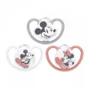 Baba cumi NUK Perfect Match Air Disney Mickey Mouse  0–6 hónapos red
