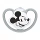 Baba cumi NUK Perfect Match Air Disney Mickey Mouse  0–6 hónapos grey