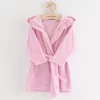 Gyerek frottír fürdőköpeny New Baby pink