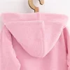 Gyerek frottír fürdőköpeny New Baby pink