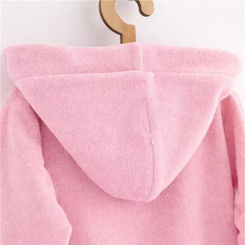 Gyerek frottír fürdőköpeny New Baby pink