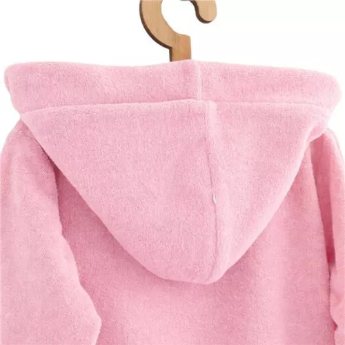 Gyerek frottír fürdőköpeny New Baby pink