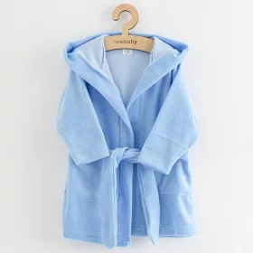 Gyerek frottír fürdőköpeny New Baby blue