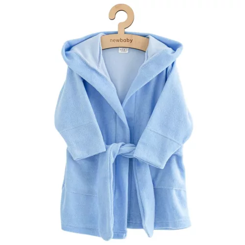 Gyerek frottír fürdőköpeny New Baby blue