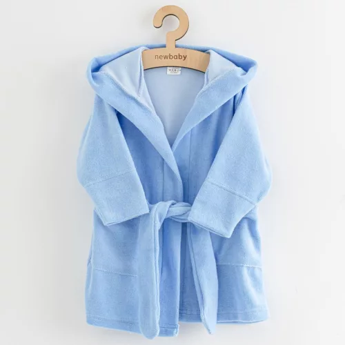Gyerek frottír fürdőköpeny New Baby blue