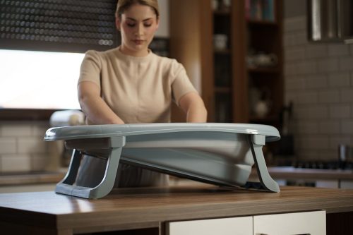 Összecsukható műanyag babakád Tega Baby grey