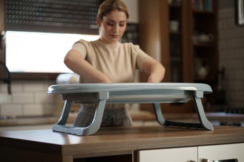 Összecsukható műanyag babakád Tega Baby grey