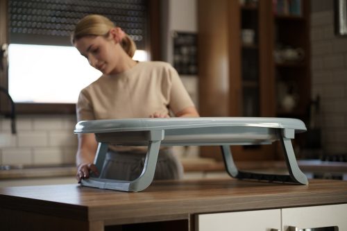 Összecsukható műanyag babakád Tega Baby grey