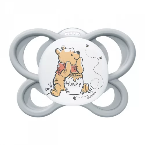 Baba cumi NUK Perfect Match Air Disney Maci Pu 0–6 hónapos grey