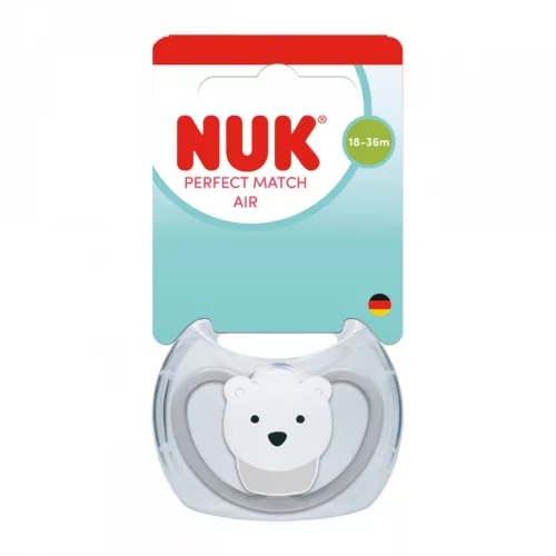 Baba cumi  NUK Perfect Match Air POLAR BEAR 6-18m 1db box