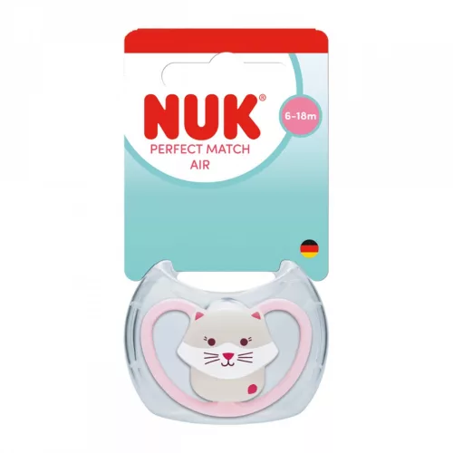 Baba cumi  NUK Perfect Match Air CAT  6-18m 1db box