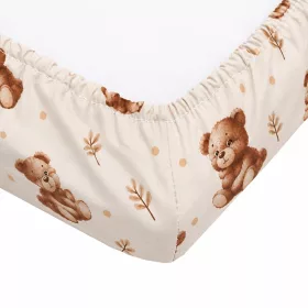   Pamut kiságyba való lepedő pamut New Baby Sweet baby bears 120x60 cm