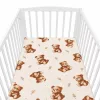 Pamut kiságyba való lepedő pamut New Baby Sweet baby bears 120x60 cm