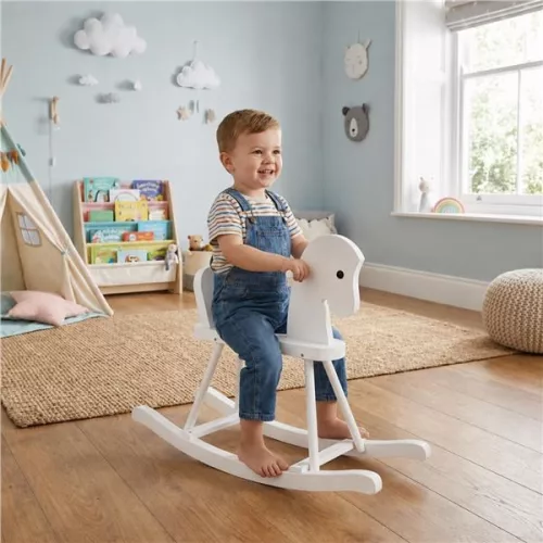 Fa hintaló gyermekeknek Baby Mix fehér