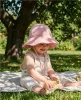 Baba muszlin kalap New Baby pink
