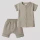 Baba muszlin ing rövidnadrággal New Baby linen