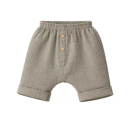 Baba muszlin ing rövidnadrággal New Baby linen