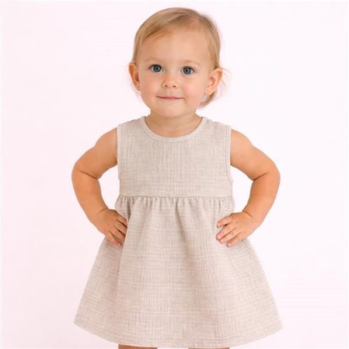 Baba muszlin ruha New Baby Ella linen