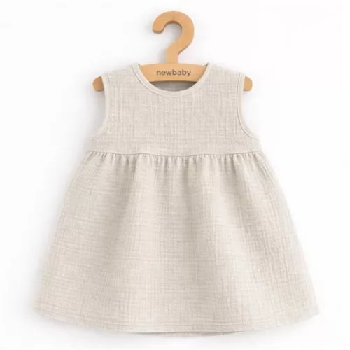 Baba muszlin ruha New Baby Ella linen