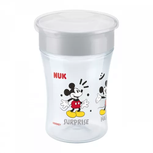 Bájos itató pohár Magic Mickey Mouse NUK (8+ m.) 360° 230 ml