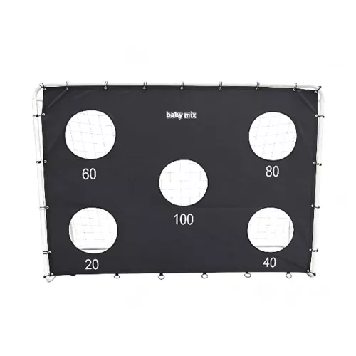 Focikapu céltáblás gyakorlóponyvával Baby Mix black
