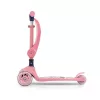 FUZZY háromkerekű üléses-scooter egyensúlyozó roller gyerekeknek pink