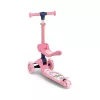 FUZZY háromkerekű üléses-scooter egyensúlyozó roller gyerekeknek pink