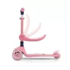 FUZZY háromkerekű üléses-scooter egyensúlyozó roller gyerekeknek pink