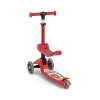 FUZZY háromkerekű üléses-scooter egyensúlyozó roller gyerekeknek red