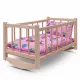Fa babaágy-bölcső ágyneművel Baby Mix bears