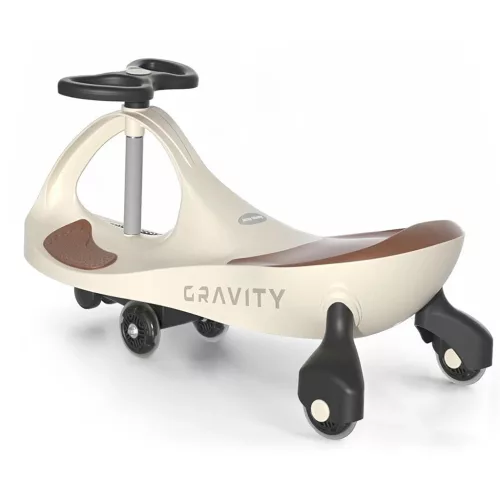 Gyerek gravitációs egyensúlyozó bicikli Gravity Milly Mally beige brown