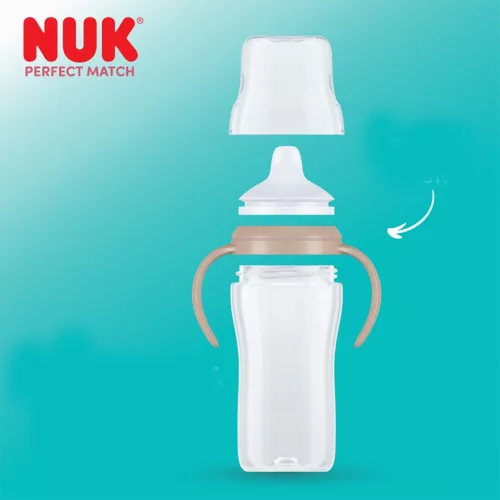 NUK Perfect Match tanuló cumisüveg Sheep  260 ml