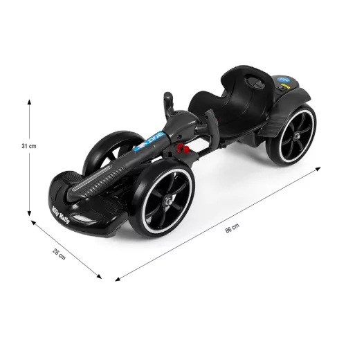 Elektromos gokart GOKART BOLT Milly Mally black