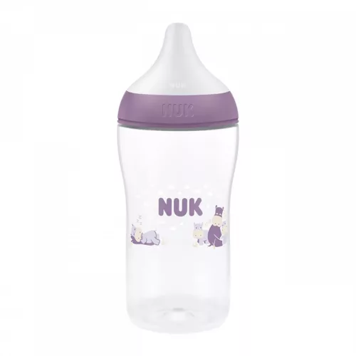NUK Perfect Match cumisüveg hőmérséklet-szabályozással, Hippo 260 ml