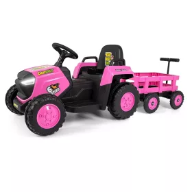 Elektromos vontató pótkocsival Milly Mally Rolly pink
