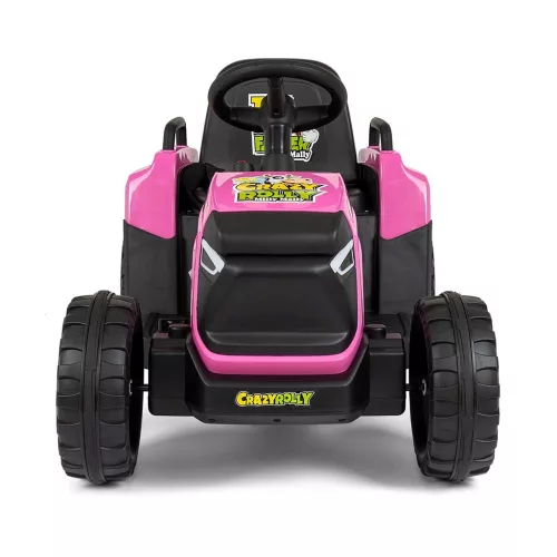 Elektromos vontató pótkocsival Milly Mally Rolly pink