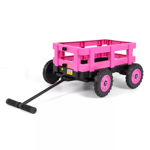 Elektromos vontató pótkocsival Milly Mally Rolly pink