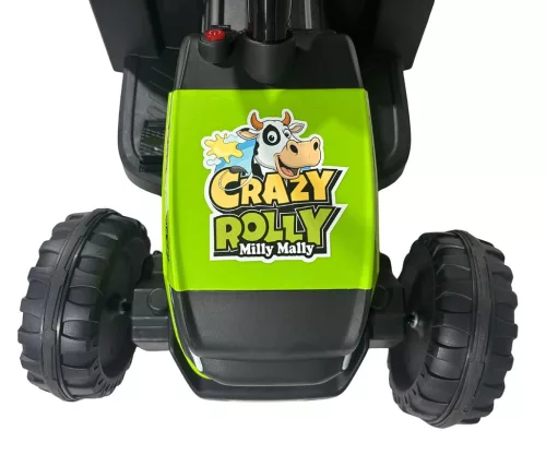 Elektromos vontató pótkocsival Milly Mally Rolly green