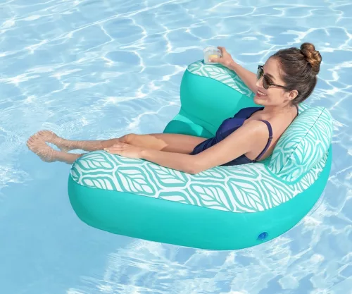 Deluxe Chair felfújható matrac – luxus vízi fotel a maximális pihenésért Bestway  1,45m x 1,2m mint