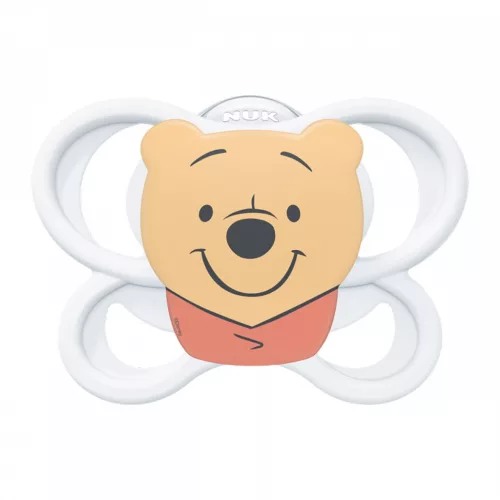 Baba cumi NUK Perfect Match Air Disney Maci Pu 0–6 hónapos white