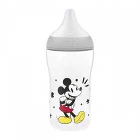   NUK Perfect Match cumisüveg hőmérséklet-szabályozással, Disney Mickey 260 ml grey