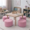 Gyermek  puff New Baby Teddy pink