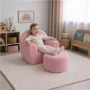 Gyermek  puff New Baby Teddy pink