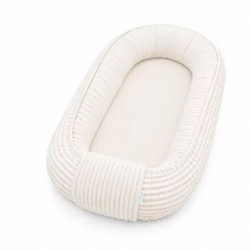 Babafészek kisbabák számára New Baby Teddy kordbársony cream