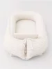 Babafészek kisbabák számára New Baby Teddy kordbársony cream