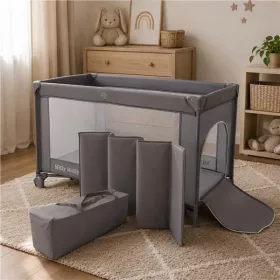   Utazóágy Milly Mally Mirage egy hordozható táskában grey