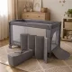 Utazóágy Milly Mally Mirage egy hordozható táskában grey